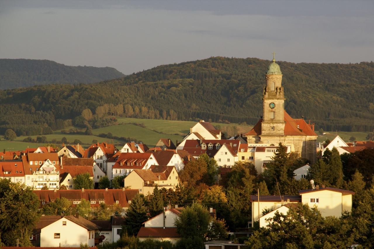Gaestehaus "Unsere Stadtvilla" Hechingen Dış mekan fotoğraf